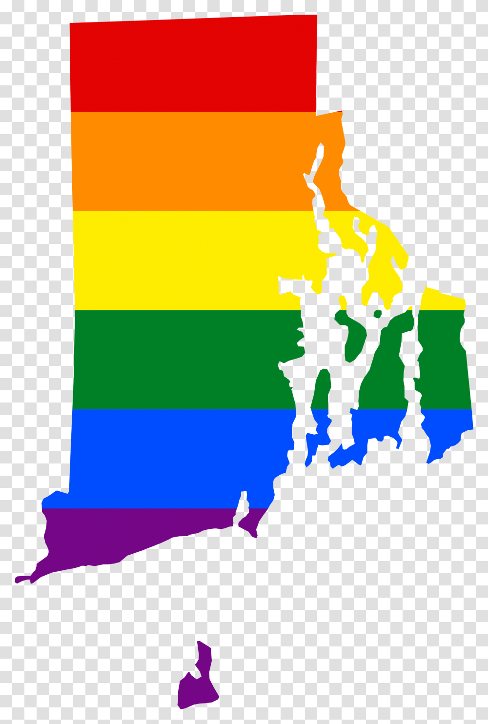 Lgbt Flag Map Of Rhode Island, Poster, Advertisement, American Flag Transparent Png