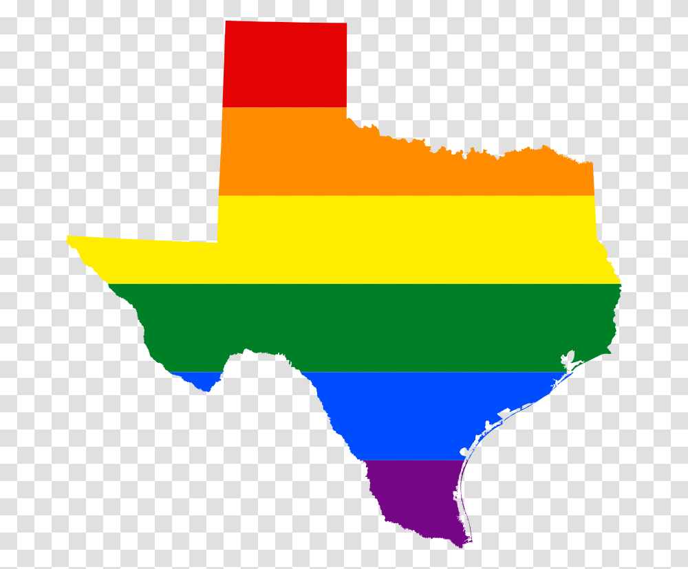 Lgbt Flag Map Of Texas, Aircraft, Vehicle, Transportation, Airplane Transparent Png