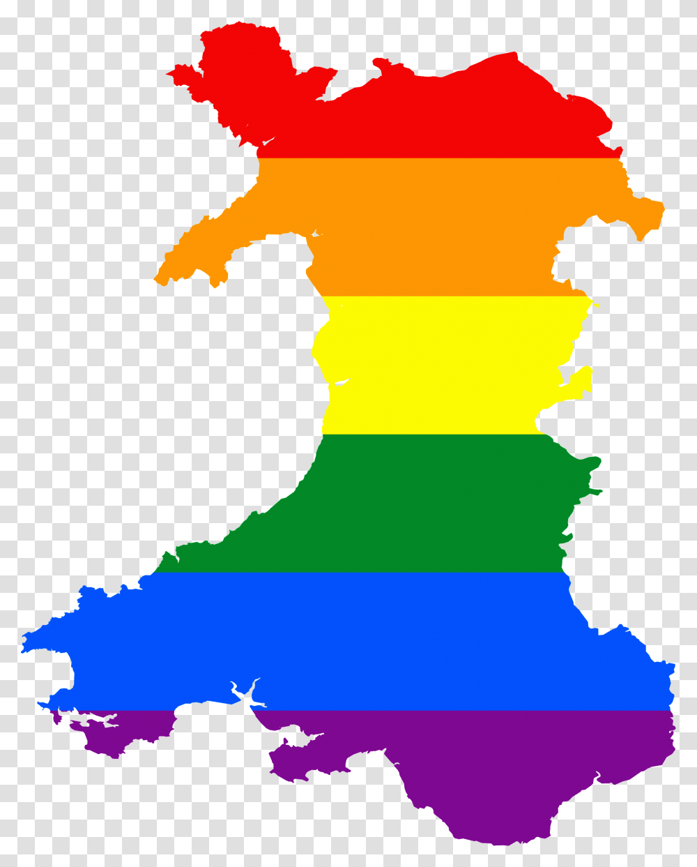 Lgbt Flag Map Of Wales 2017 General Election Wales, Silhouette, Outdoors, Lighting, Nature Transparent Png