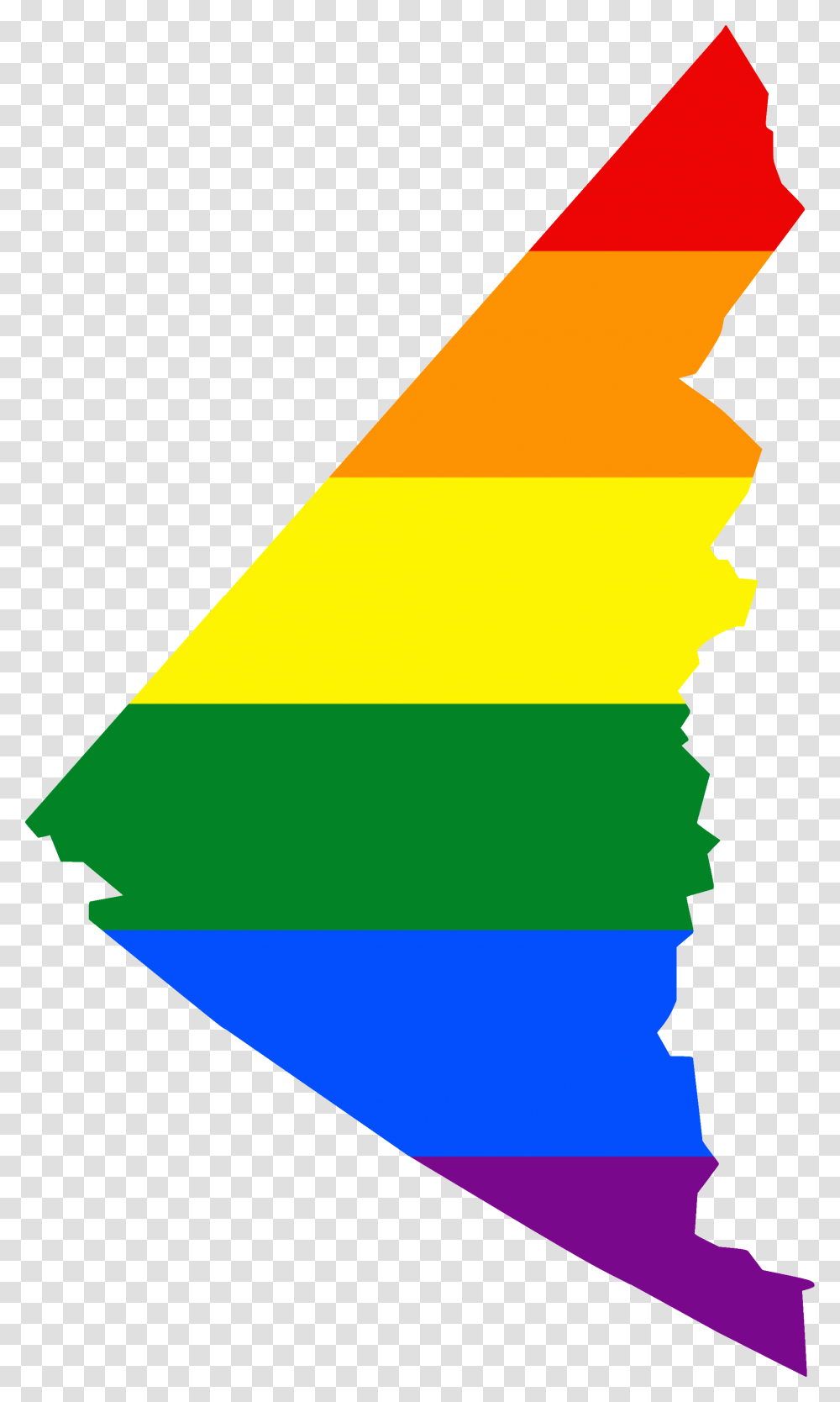 Lgbt Flag Map Of Yukon, Lighting, Triangle Transparent Png