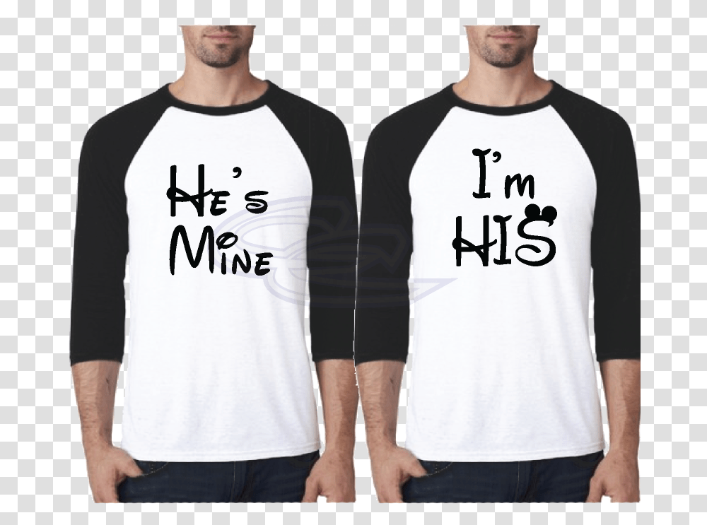Lgbt Gay I'm His He's Mine With Initials And Wedding, Apparel, Sleeve, Person Transparent Png