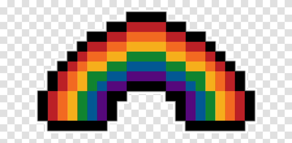 Lgbtq Pride Pixel Rainbow In The Shape Of A Traditional Piskel Donut, Lighting, Pattern Transparent Png