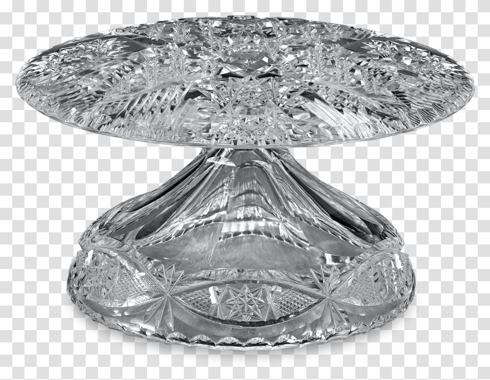 Libbey American Brilliant Cut Glass Toupe Stand Perfume, Ceiling Light, Sea Life, Animal, Chandelier Transparent Png