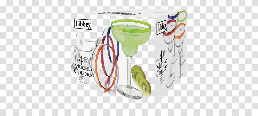 Libbey Mucho Colors Margarita Glass Martini Glass, Cocktail, Alcohol, Beverage, Drink Transparent Png