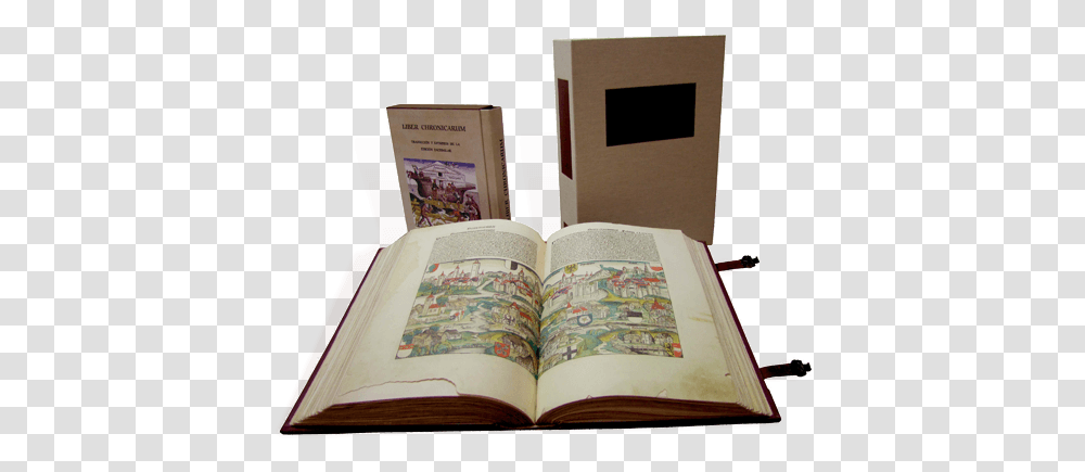 Liber Chronicarum Book, Novel, Box, Photography, Portrait Transparent Png