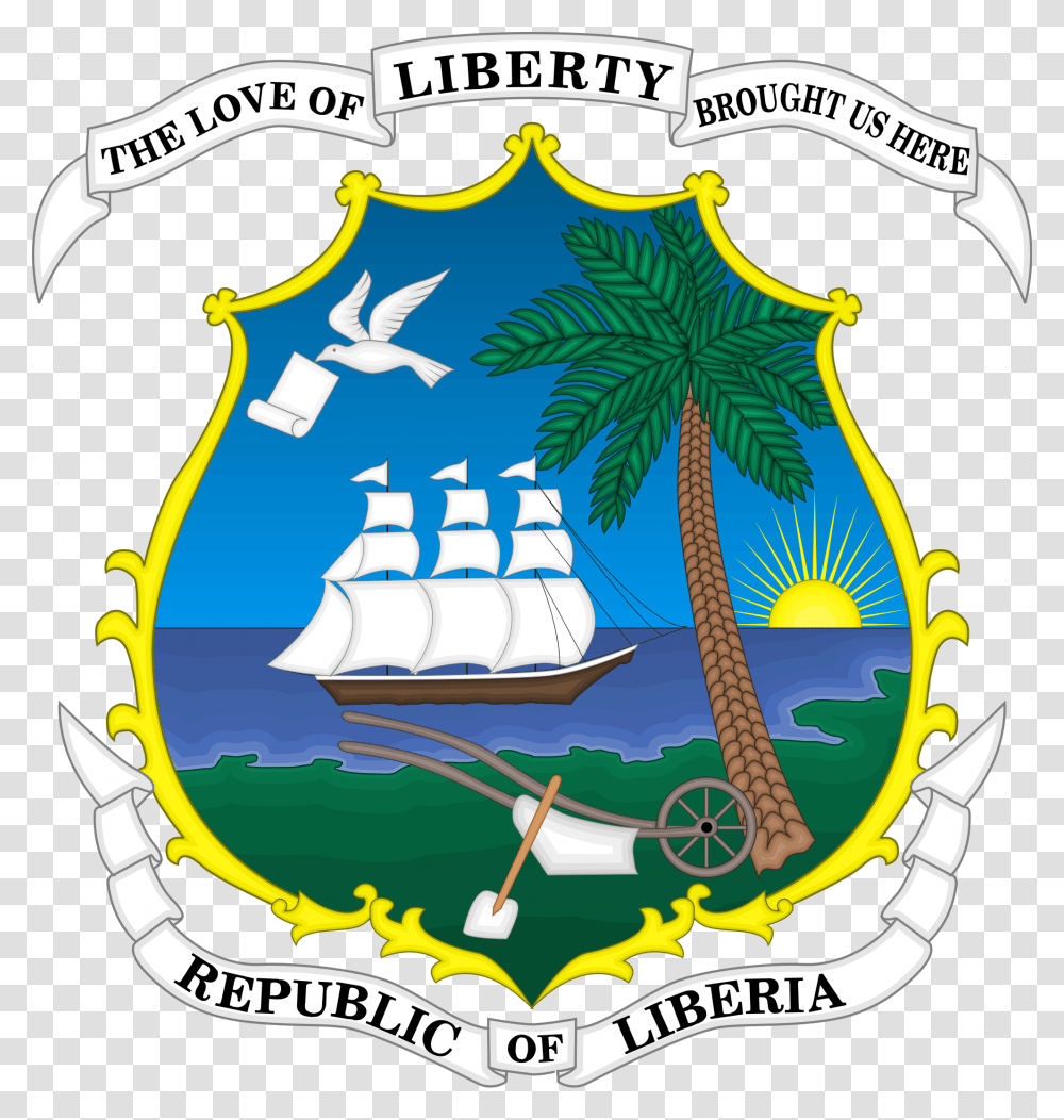 Liberia Seal, Logo, Trademark, Emblem Transparent Png
