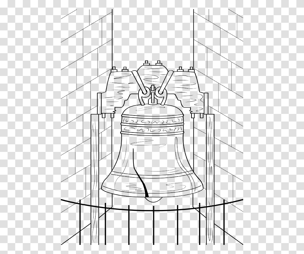 Liberty Bell Coloring, Gray, World Of Warcraft Transparent Png