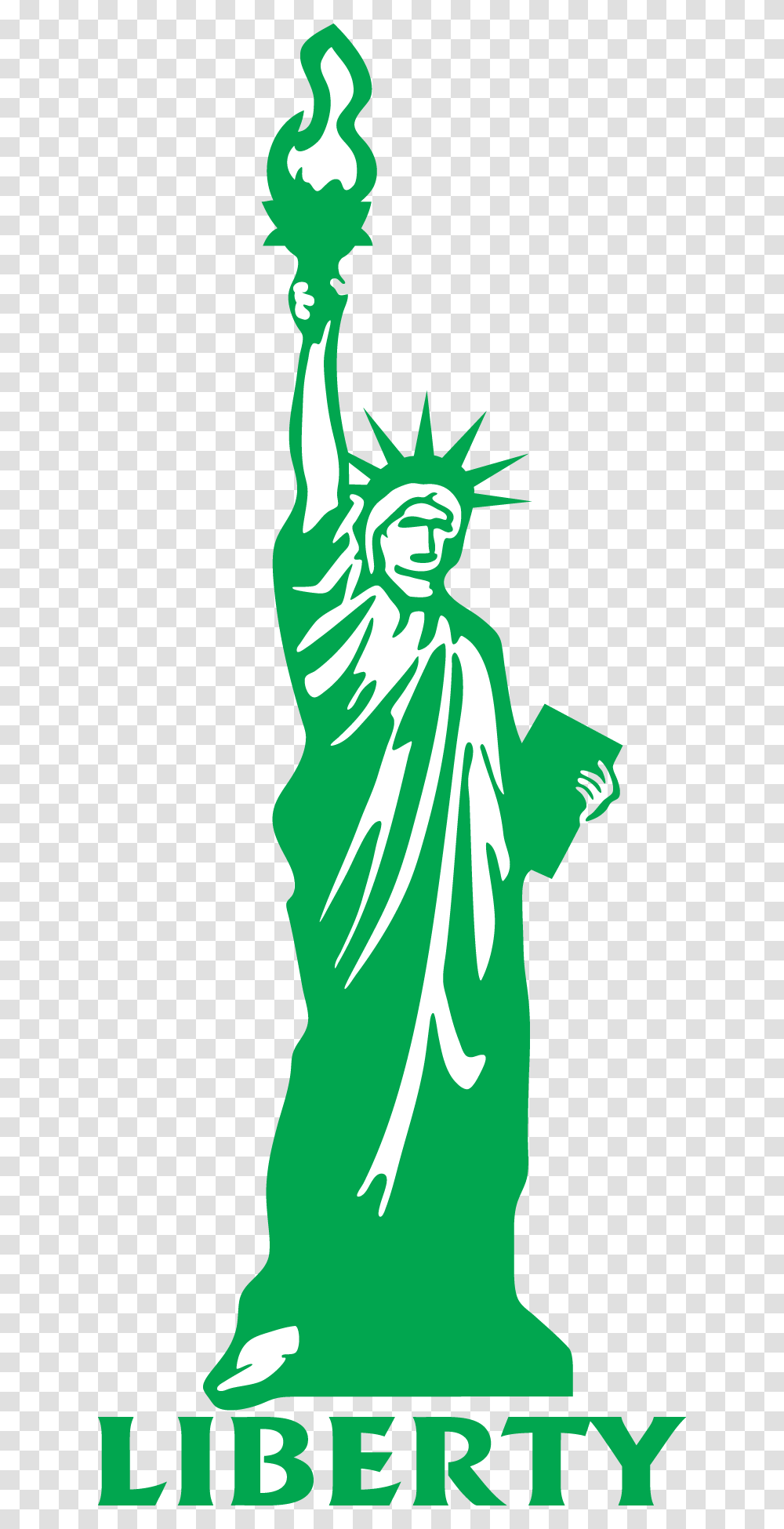Liberty Clip Art, Green, Costume Transparent Png