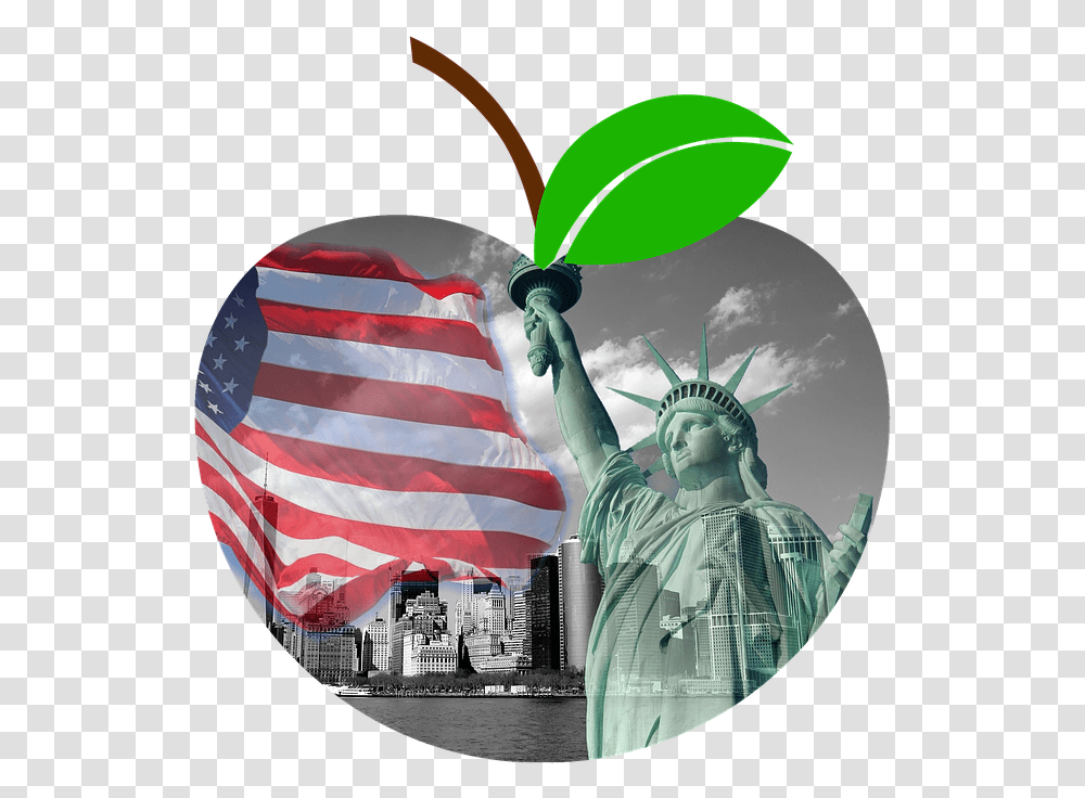 Liberty Island, Flag, Person, Human Transparent Png