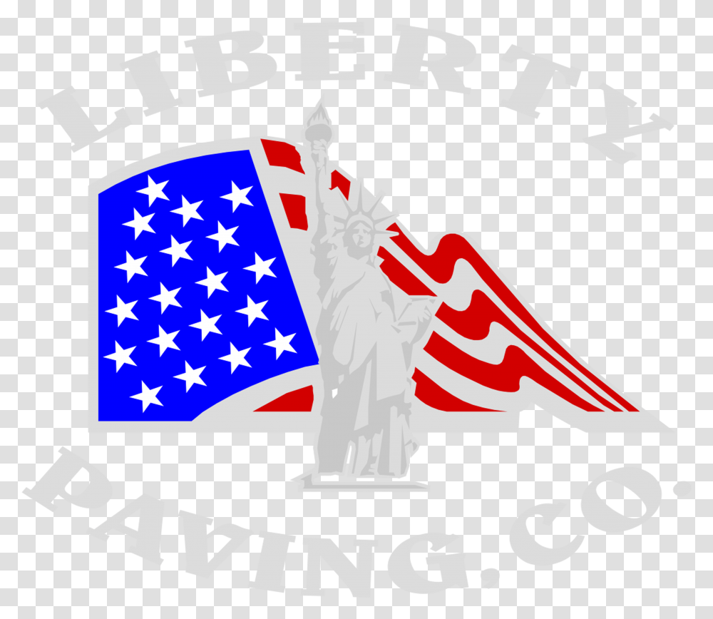 Liberty Paving Company Buy American Amp The American Recovery And Reinvestment, Logo, Flag Transparent Png