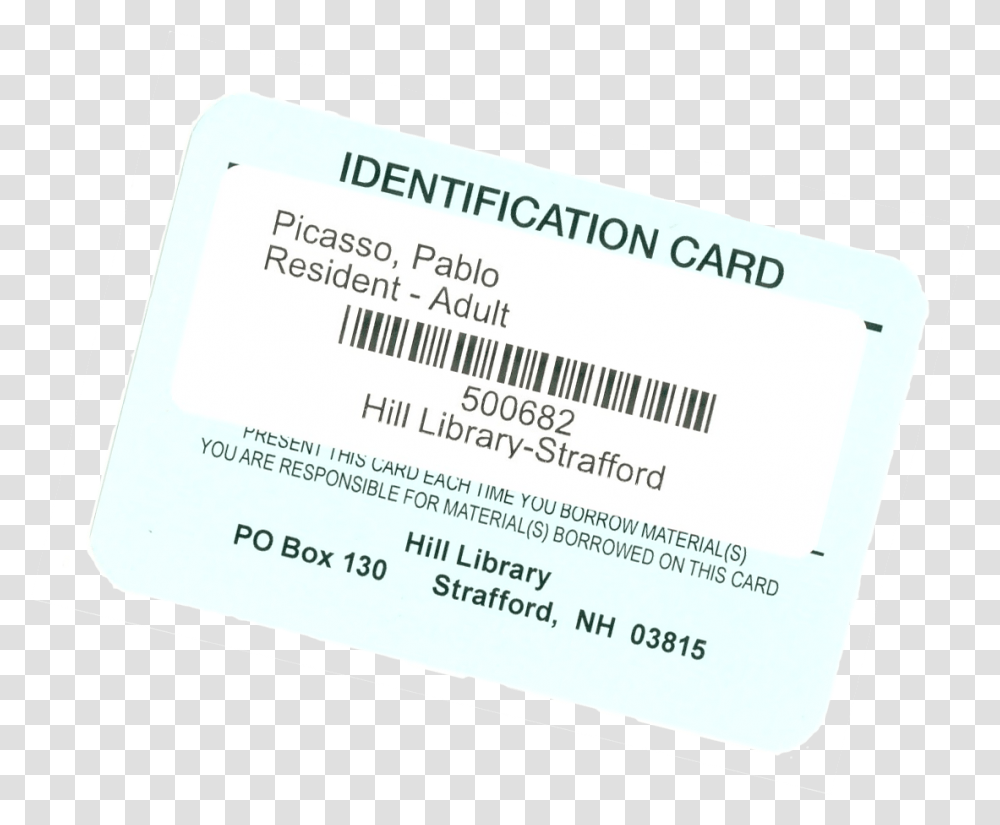 Library Card Display Device, Business Card, Paper, Driving License Transparent Png