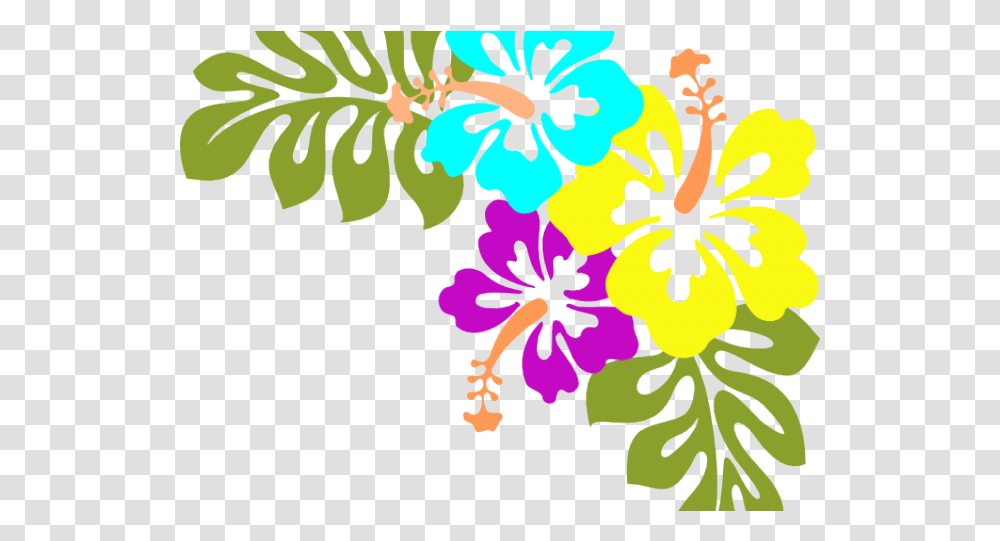 Library Clipart Borders Hawaiian Flowers Hawaiian Flowers Clip Art, Plant, Graphics, Floral Design, Pattern Transparent Png