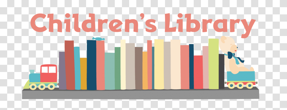 Library Clipart Childrens Library, Word, Alphabet, Number Transparent Png