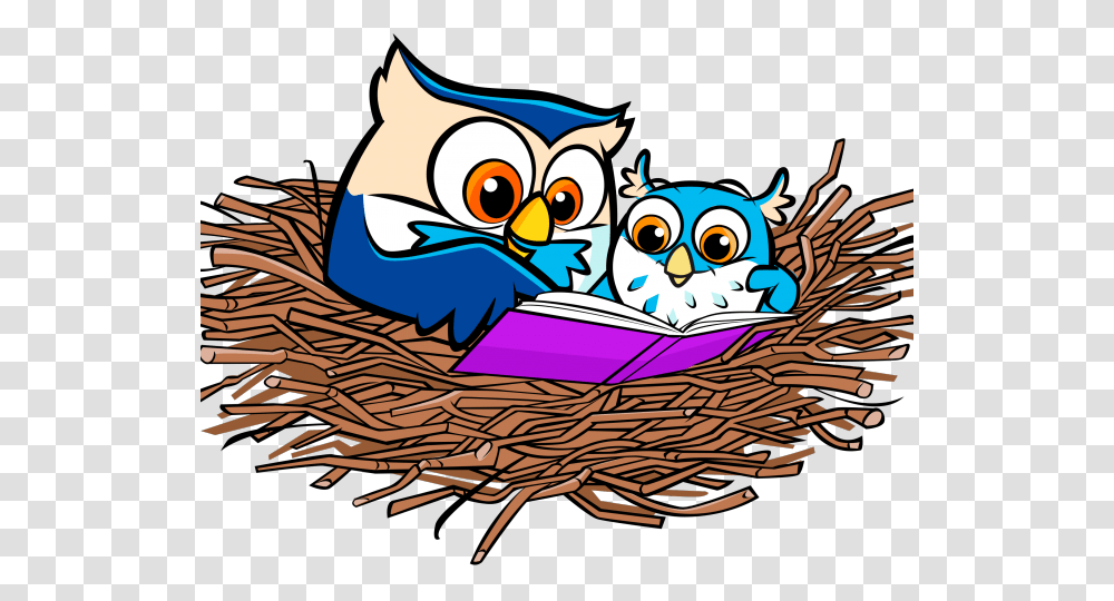 Library Clipart Reader Owl Reading Clipart, Cat, Pet, Mammal, Animal Transparent Png