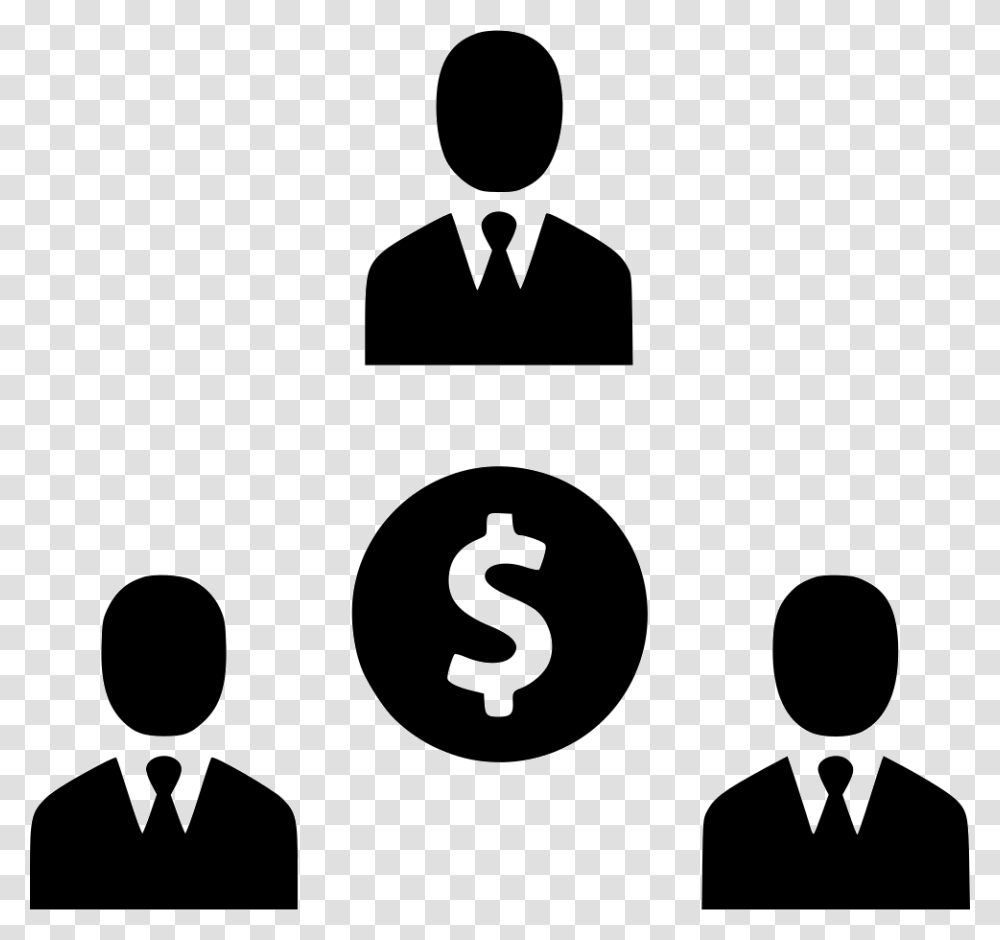 Library Download Business Group Earnings Profit People Connection Icon, Number, Silhouette Transparent Png