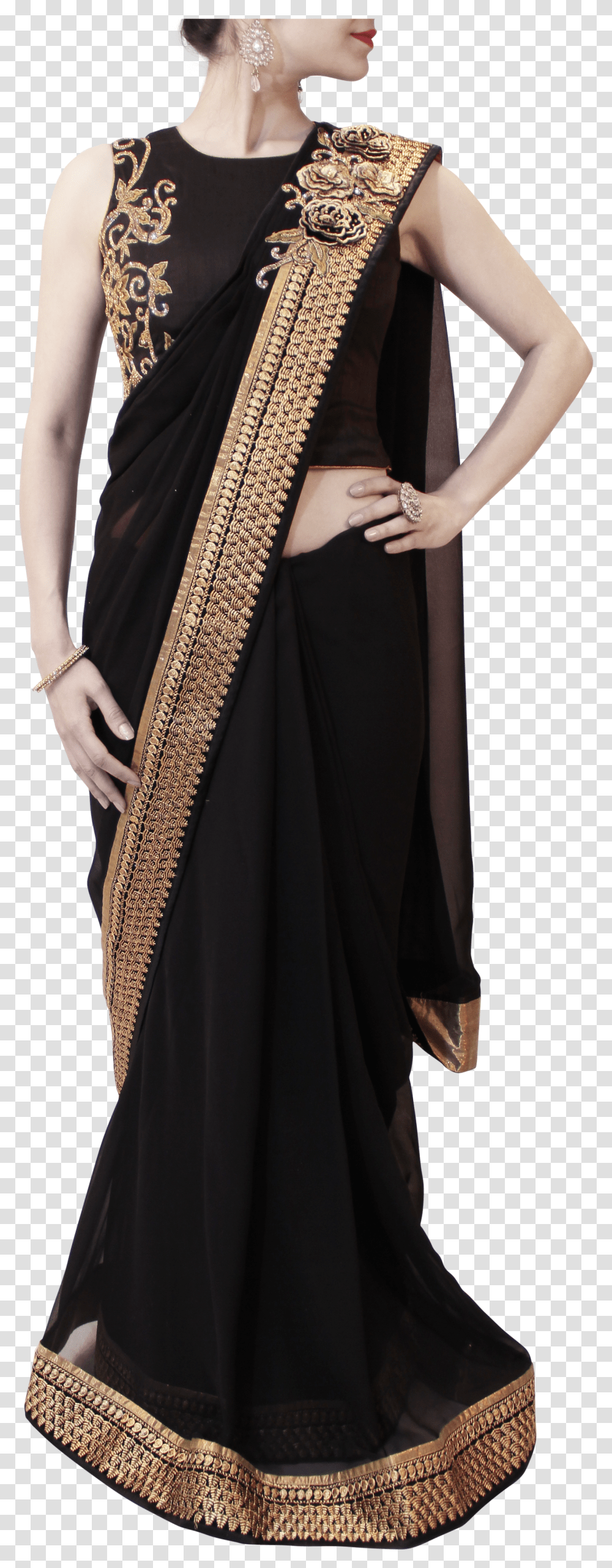 Library Download Pre Stitched Saree Sahil Exclusive Pre Stitched Saree Pallu Transparent Png