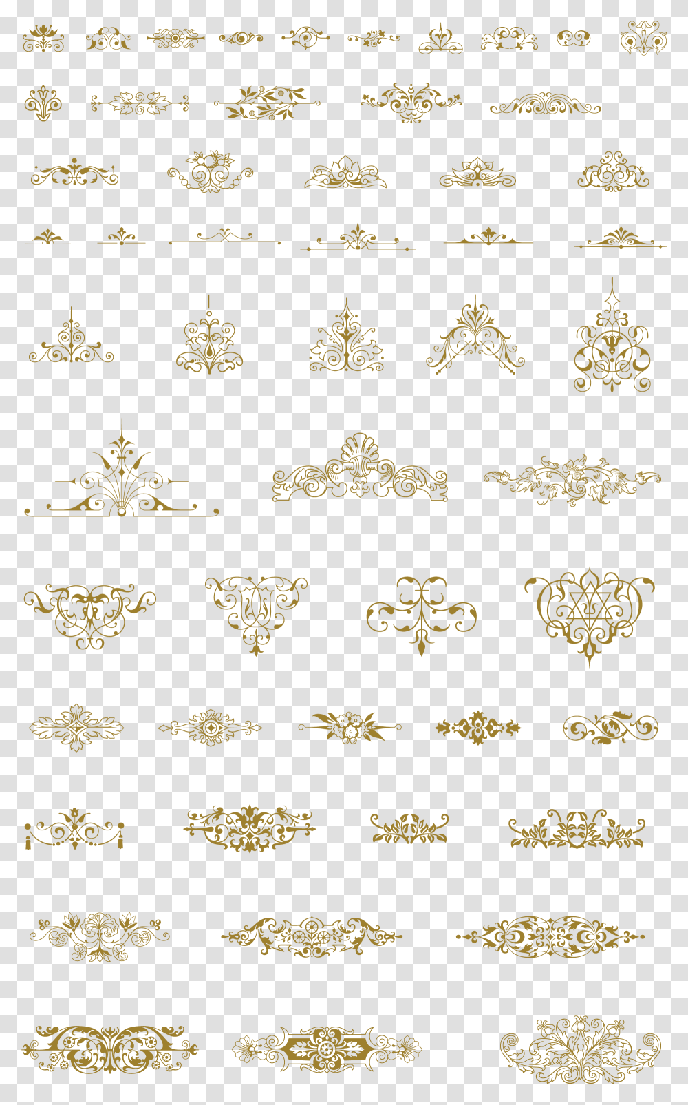Library Essential Vintage Pack Ornaments Old English Flourish, Accessories, Accessory Transparent Png