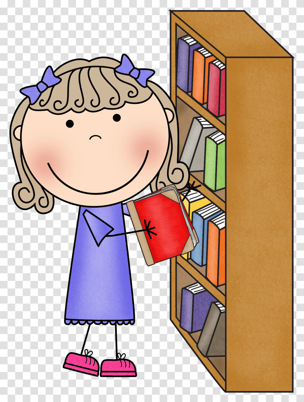 Library Helper Cliparts, Furniture, Bookcase, Shelf, Tie Transparent Png