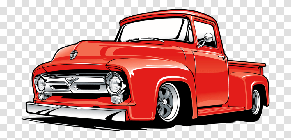 Library Of 55 Chevy Car Svg Stock Files Clipart Ford F 100, Pickup Truck, Vehicle, Transportation, Sports Car Transparent Png