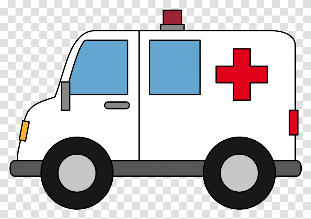 Library Of Ambulance Car Vector Freeuse Files Ambulance Clipart, Van, Vehicle, Transportation, First Aid Transparent Png