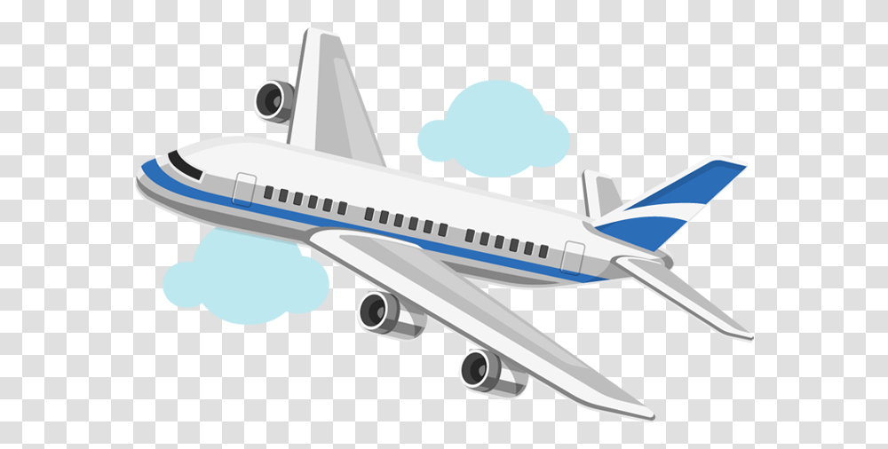 Library Of Animated Aeroplane Clip Art Background Airplane, Airliner, Aircraft, Vehicle, Transportation Transparent Png