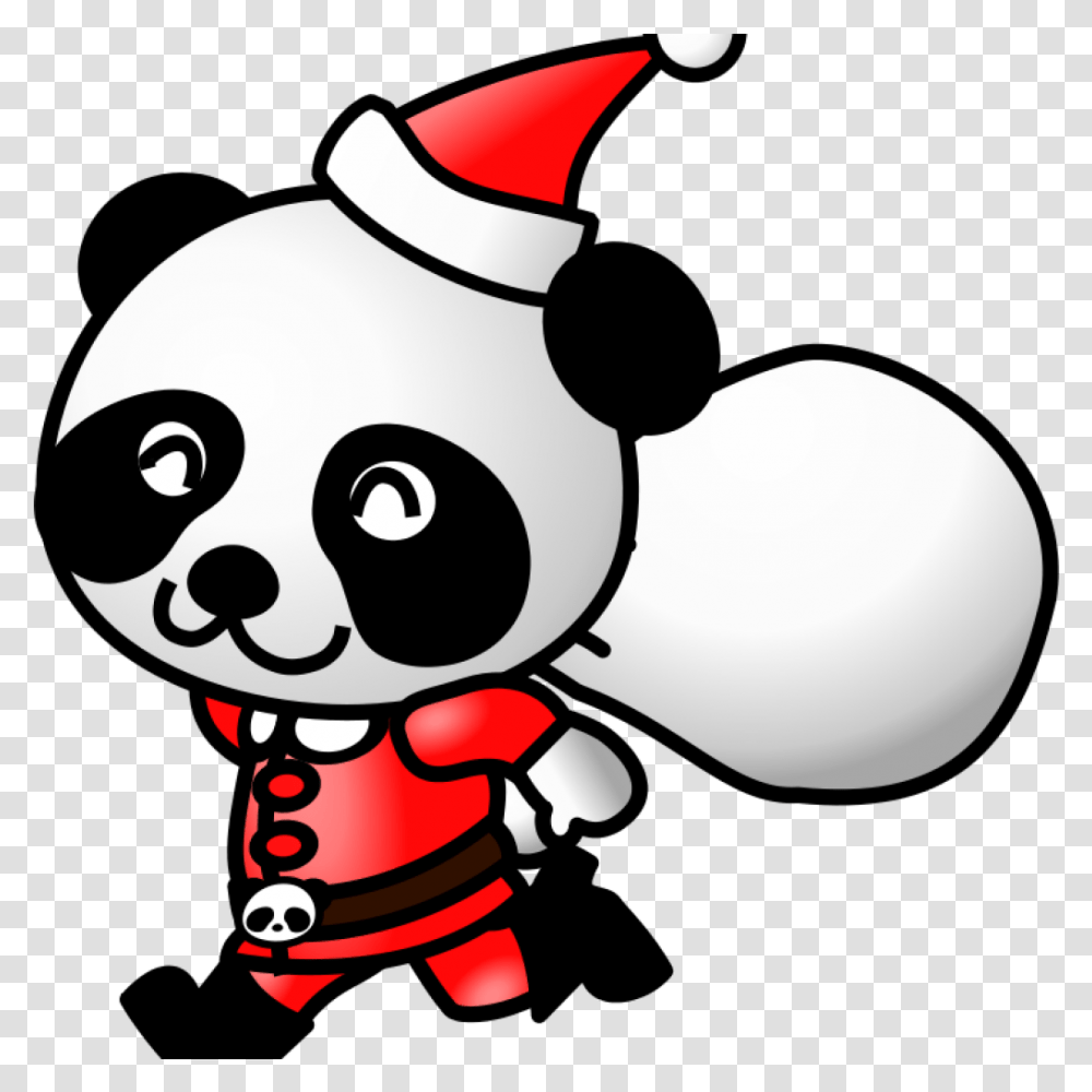 Library Of Animated Christmas Clip Panda Christmas Clipart, Stencil, Electronics, Elf Transparent Png