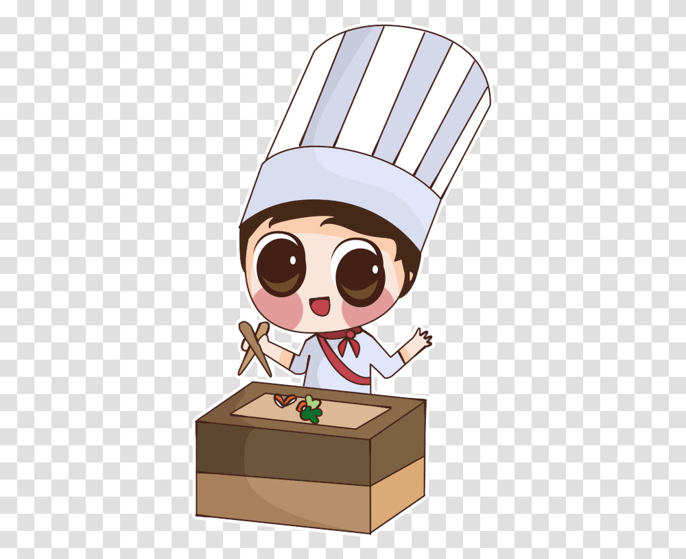 Library Of Anime Cooking Banner Stock Files Sushi Chef Cartoon Transparent Png