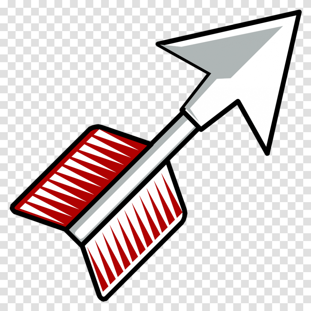 Library Of Arrow Image Black And White With No Background Bow And Arrow Red Clipart, Axe, Tool, Hammer, Symbol Transparent Png