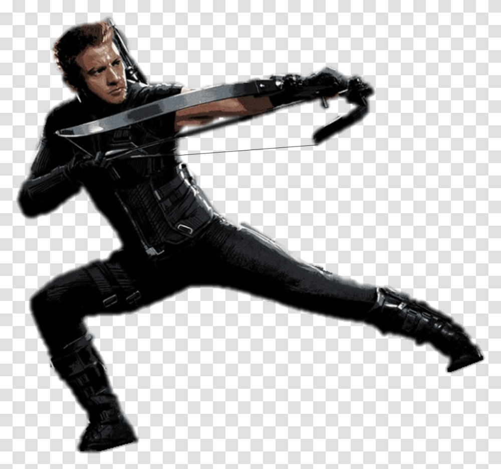 Library Of Avengers Hawkeye Face Hawkeye, Person, Human, Weapon, Weaponry Transparent Png
