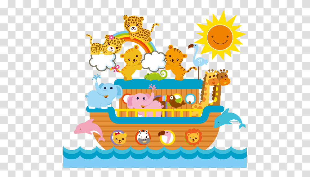 Library Of Baby Shower Noahs Ark Animals Clip Clipart Ark Cartoon, Graphics, Doodle, Drawing, Outdoors Transparent Png