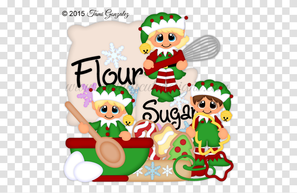 Library Of Baking Christmas Cookies Baking Christmas Cookies Clipart, Elf, Birthday Cake, Dessert, Food Transparent Png