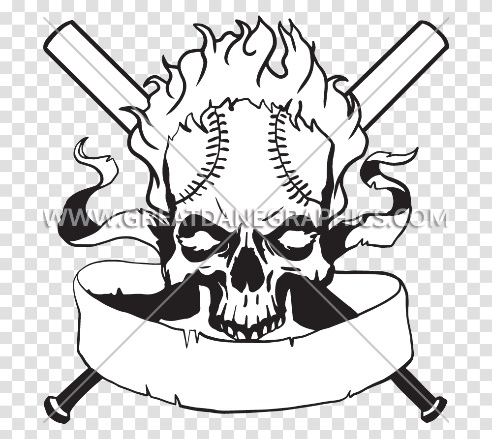 Library Of Baseball Skull Clipart Freeuse Stock Files Skull Baseball, Symbol, Stencil, Emblem, Logo Transparent Png