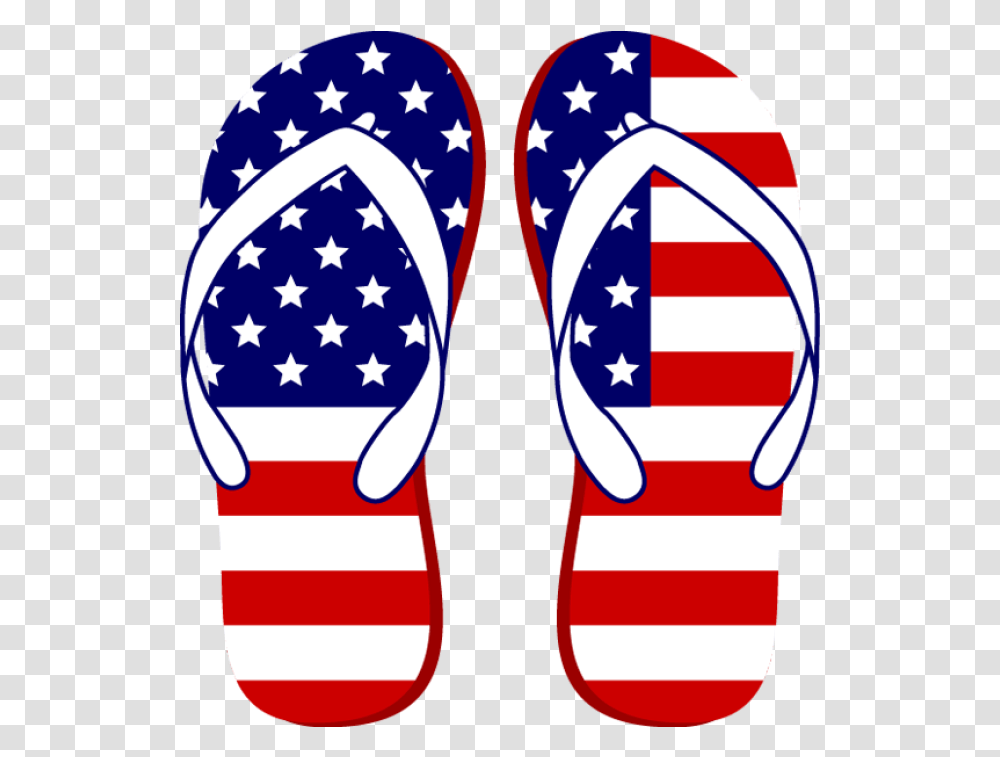 Library Of Baseball Us Flag Picture Free Files 4th Of July Clipart, Clothing, Apparel, Footwear, Flip-Flop Transparent Png