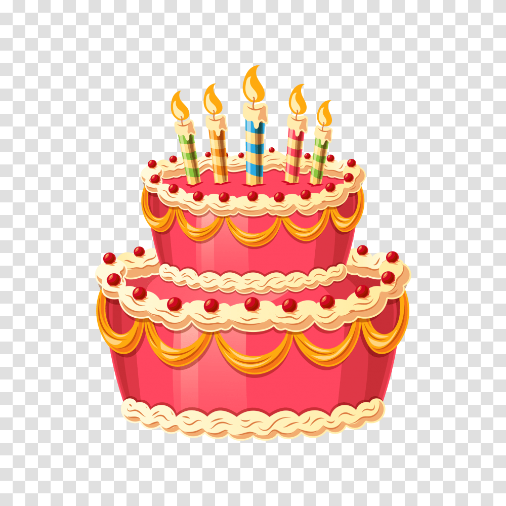 Library Of Birthday Cakes Clip Art Free Background Birthday Cake, Dessert, Food Transparent Png
