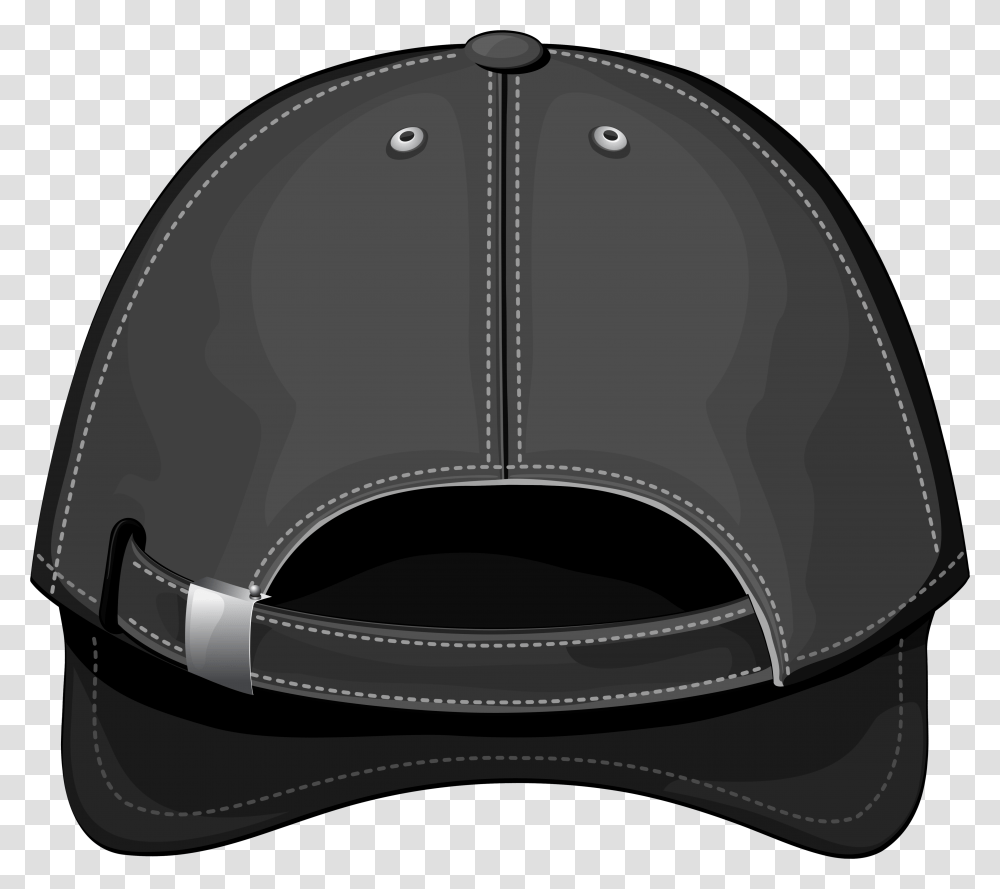 Library Of Black And White Cartoon Baseball Cap Clip Freeuse Baseball Cap, Clothing, Apparel, Hat, Helmet Transparent Png