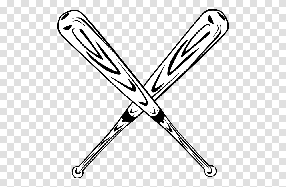 Library Of Black And White Christian Softball Cross Cross Baseball Bat Clip Art, Team Sport, Sports, Scissors, Blade Transparent Png