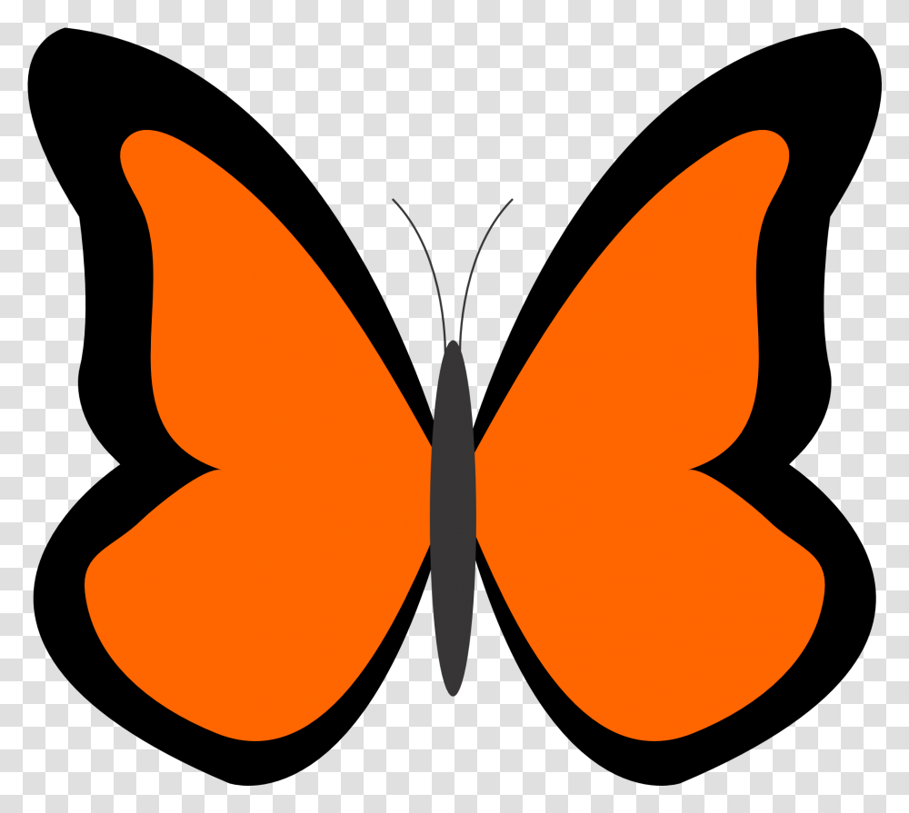Library Of Black And White Cross With Butterfly Graphic Clip Art Orange Butterfly, Pattern, Ornament, Animal, Insect Transparent Png