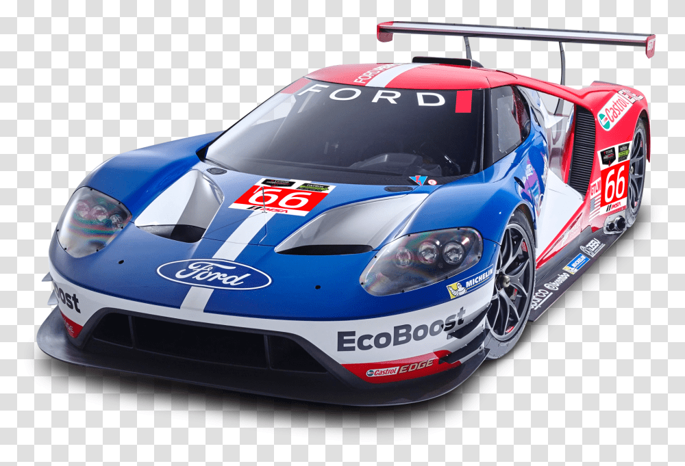Library Of Blue Race Car Free Stock Files Clipart 2016 Ford Gt Le Mans, Sports Car, Vehicle, Transportation, Automobile Transparent Png