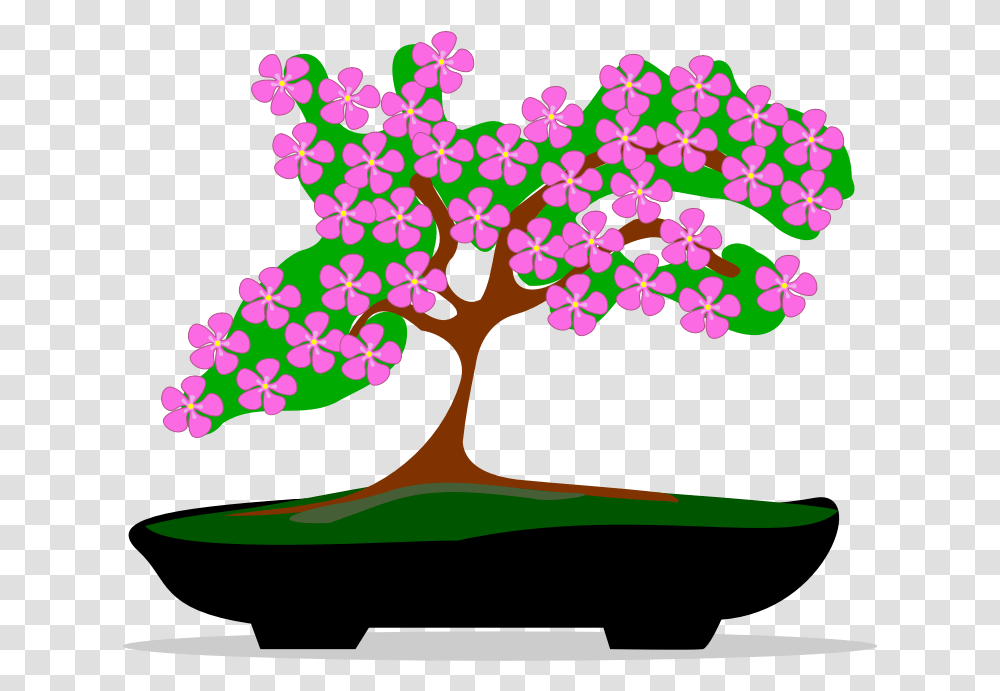 Library Of Bonsai Images Graphic Files Bonsai, Purple, Plant, Graphics, Art Transparent Png