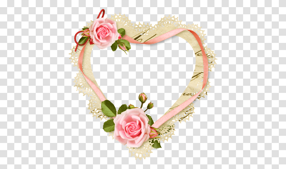 Library Of Burgundy Heart Clip Royalty Free Stock With Rose Wedding Frame, Flower, Plant, Blossom, Floral Design Transparent Png