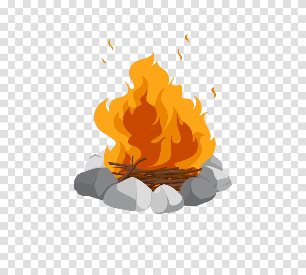 Library Of Camp Fire Graphic Royalty Free Campfire, Flame, Bonfire Transparent Png