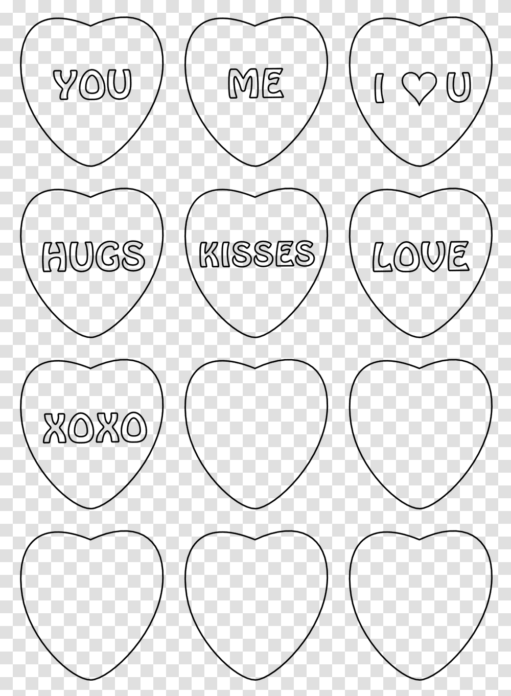 Library Of Candy Heart Picture Library Black Conversation Hearts, Gray, World Of Warcraft Transparent Png