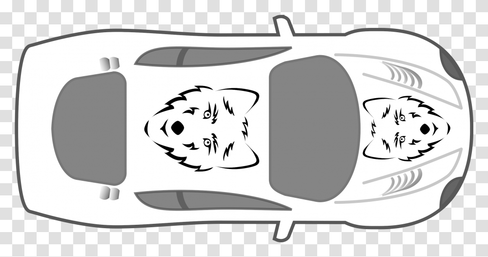 Library Of Car Free Top View Files Car Vector Top View, Cat, Pet, Mammal, Animal Transparent Png