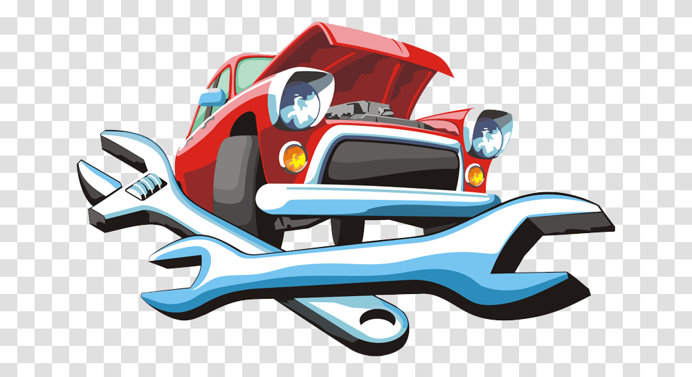 Library Of Car With Wrench Free Download Files Auto Mechanic Mechanic Clipart Free, Vehicle, Transportation, Bumper, Tire Transparent Png