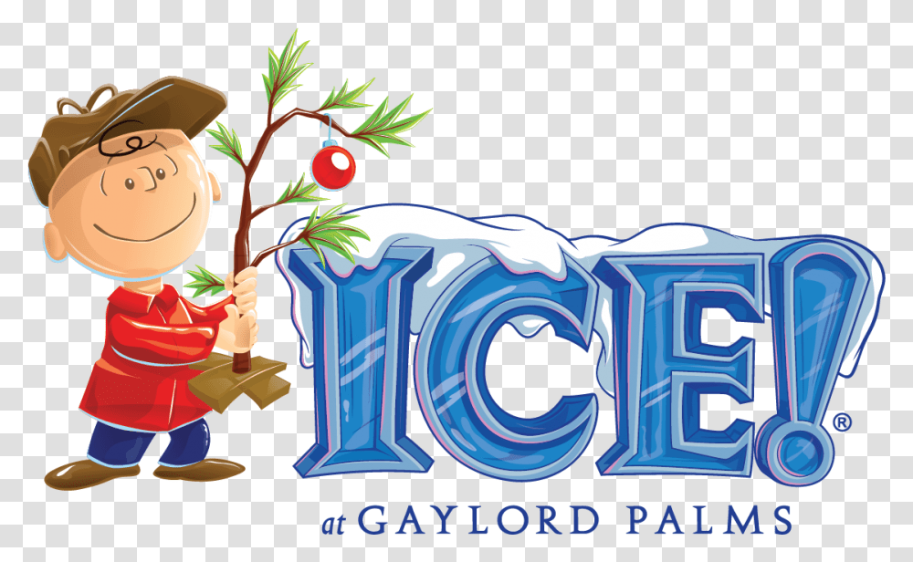 Library Of Charlie Brown Christmas Svg Royalty Free Download Charlie Brown Christmas Ice, Text, Alphabet, Plant, Potted Plant Transparent Png