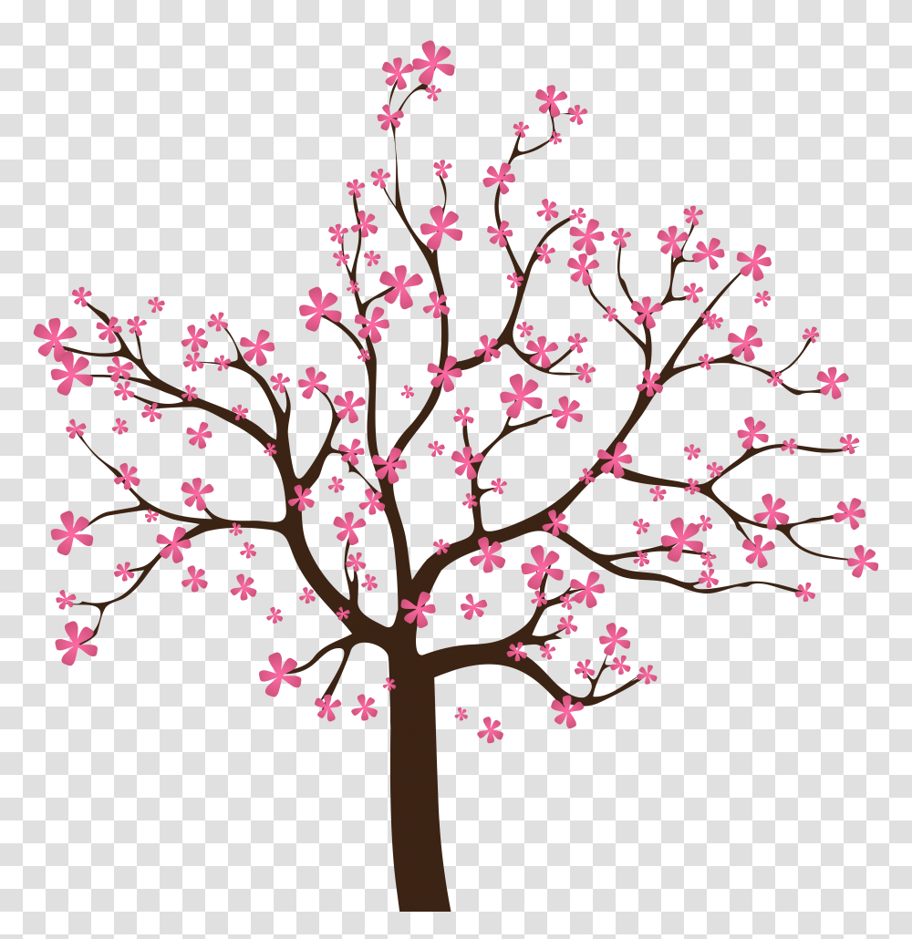 Library Of Cherry Blossom Tree Clipart Background Cherry Blossom Tree Clipart, Plant, Flower Transparent Png