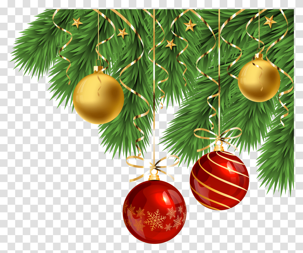Library Of Christmas Corner Borders Clipart Free Background Christmas Decorations Transparent Png