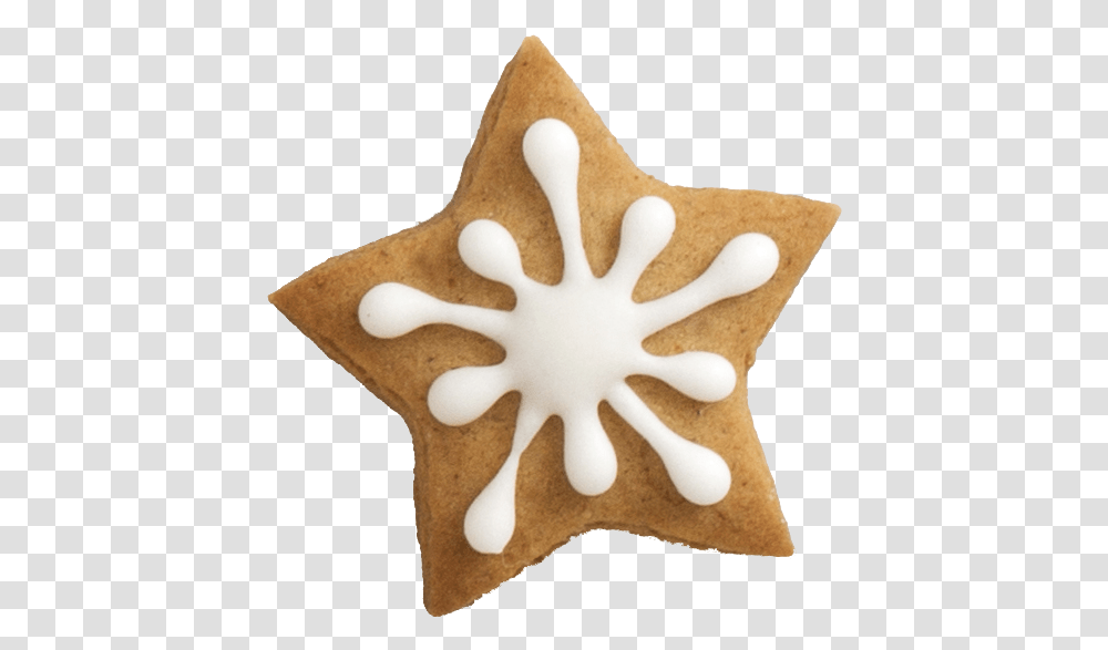 Library Of Christmas Star Cookie Vector Star Christmas Cookie, Food, Biscuit, Icing, Cream Transparent Png