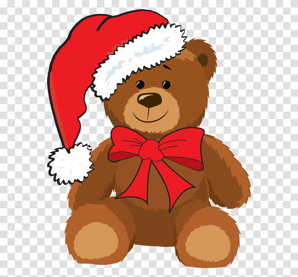 Library Of Christmas Teddy Bear Banner Black And White Christmas Teddy Bear Clipart, Toy Transparent Png