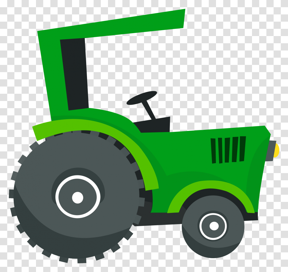 Library Of Christmas Tractor Banner Stock Files Tractor, Vehicle, Transportation, Lawn Mower, Tool Transparent Png